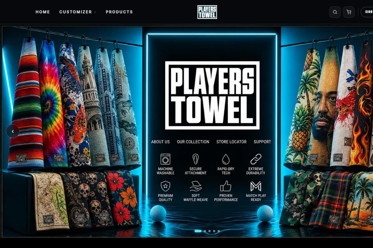The Players Towel website